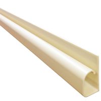 Large Hook Channel Cable Raceway - 1 Piece - 59" - Ivory