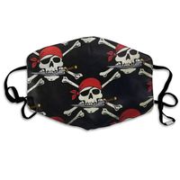 Pirate Skull Dust Mask,Washable and Reusable Cleaning Gardening Outdoor Activities Warm Windproof Mask