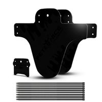 FETESNICE 2 Pcs Mountian Bike Fender,MTB Mudguard,Front and Rear Bicycle Fender,Fits 26", 27.5", 29", Plus Size and Fat Bike Wheel Sizes(Black)