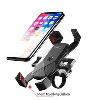 KINGCCI Anti-Shake Bike Phone Mount，360° Rotatable Motorcycle Phone Mount Bike Phone Holder,Fits Universal iOS Android Smartphones, GPS, etc from 4.7" to 7"