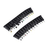 Tangxi Universal Laptop Input DC Plug Set, 5.5 x 2.1mm 28Pcs DC Jack Adapter Connector,Universal DC Connector Female to Male Plug Power Adapter Kits for Laptop Notebook Power Supply Plug Jack