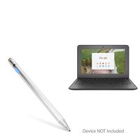 HP Chromebook 11 G6 EE Stylus Pen, BoxWave [AccuPoint Active Stylus] Electronic Stylus with Ultra Fine Tip for HP Chromebook 11 G6 EE - Metallic Silver