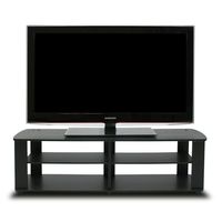Furinno 11191BK THE Entertainment Center TV Stand, Black