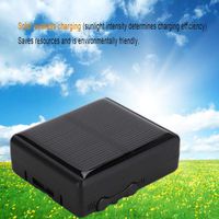 Wireless Solar Charging Tracker Double Waterproof GPS Locator Positioning Device,RF-V26+ GPS Mini Tracker Version 2019 - Tracking Device for Property,Vehicles,People,Pets Via APP