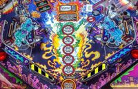 "Ghost Trap" Pinball Flipper Bat Topper MOD for Ghostbusters (Yellow & Black)