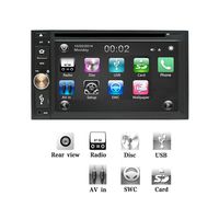Ezonetronics Car DVD CD MP3 Player AM/FM Car Stereo Radio Hands Free USB/SD Universal Player TFT Capacitive Touch Screen Support Back Camera Input and Steering Wheel Control DV0354