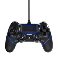 Etpark PS4 Wired Controller for Playstation 4, Professional USB PS4 Wired Gamepad (Black Wired)