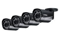 Lorex 4MP HD IP LNB4421W-4PK 4-Pack Bullet Camera with Color Night Vision