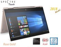 2018 HP Spectre Touch x360 13t-ae00 Rose Gold Convertible 8th Gen Quad Core Intel i7 up to 4.0GHz 16GB 360GB SSD 13.3in FHD Gorilla Glass (Renewed)