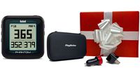 Bushnell Phantom Golf GPS (Black) Premium Bushnell Gift Box | +PlayBetter USB Car/Wall Adapters & Protective Hard Case | Handheld Golf GPS, Built-in Golf Cart Mount Magnet