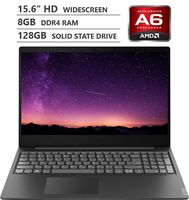 2019 Newest Lenovo Ideapad S145 15.6" HD TN Widescreen Laptop, AMD A6-9225 Dual-Core Processor up to 3.00GHz, 8GB RAM, 128GB Solid State Drive, HDMI, Wireless-AC, Bluetooth, Windows 10, Granite Black