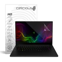 Celicious Vivid Invisible Glossy HD Screen Protector Film Compatible with Razer Blade 15 2018 (Touch) [Pack of 2]
