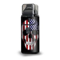 Skin Decal Vinyl Wrap for Aspire Breeze 2 II Vape Stickers Skins Cover/American Skull Flag in Skull
