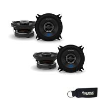 Alpine S-S40 4" Speaker Bundle - Two Pairs of 4" S-Series S-S40 2-Way Coaxial Speakers