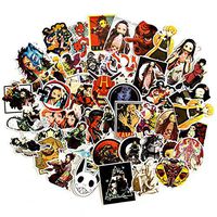 Demon Slayer(New)/Ghost Blade Waterproof Stickers/Decals (50 pcs) of Japanese Anime Cartoon Kamado Tanjirou Nezuko for Laptop Skateboard Water Bottle Phone Car Luggage Guitar Computer PS4 (Slayer)