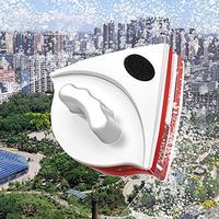 HFSKJWI Magnetic Window Cleaner, Magnetic Double Sided Window Cleaner, No Dead Angle, Anti-Pinch Hands, Strong Magnetic Force 15-30MM for Indoor and Outdoor Glass