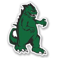 2 x 25cm- 250mm Godzilla Monster Vinyl SELF ADHESIVE STICKER Decal Laptop Travel Luggage Car iPad Sign Fun #4114