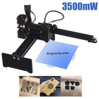 Laser Engraver 3500mW Portable Laser Engraving Machine Mini Carver Desktop Laser Engraver for DIY Laser Marking Art Craft Logo Mark Printer with Protective Glasses,Working Area 150x150mm