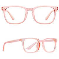 Blue Light Blocking Glasses - Computer Game Glasses Square Eyeglasses Frame, Blue Light Blocker Glasses for Women Men, Anti Eye Strain Headache