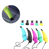 Pomya Keyboard Cleaner, Mini USB Keyboard Vacuum Cleaner with Brush Dust Cleaning Kit for PC Laptop Notebook, Computer Cleaning Kits(Black)