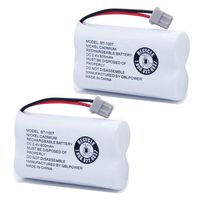 QBLPOWER BT-1007 Rechargeable Cordless Telephone Batteries Compatible with Uniden BT1007 BBTY0651101 BT904 BT-904 BT1015 BBTY0460001 BBTY0700001 Panasonic HHR-P506 HHR-P506A (2 Pack BT1007 Batteries)