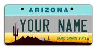 BleuReign Personalize Your Own Arizona State Bicycle Bike Stroller Children's Toy Car 3"x6" License Plate Tag