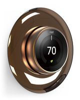 elago Wall Plate Cover Designed for Google Nest thermostat Wall Plate (Chrome Bronze) - Compatible with Nest Learning Thermostat 1st/2nd/3rd Generation, Matt Finish [US Patent Registered]