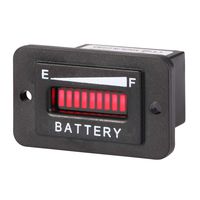 AIMILAR 36V LED Battery Indicator - Battery Charge Discharge Gauge Meter for Lead-Acid Battery Motorcycle Golf Cart Car Jet Ski (36V)