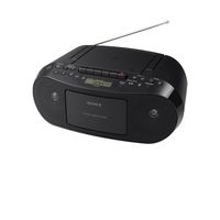 Sony CFDS50 Classic CD and Tape Boombox with Radio - Black