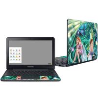 Mightyskins Skin Compatible with Samsung Chromebook 3 11.6" - Gemini Fairies | Protective, Durable, and Unique Vinyl Decal Wrap Cover | Easy to Apply, Remove, and Change Styles | Made in The USA