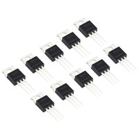 10Pcs Luckkyme RFP30N06LE 30A 60V N-Channel Power Mosfet TO-220 ESD Rated for Arduino