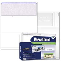 VersaCheck Security Business Check Refills: Form #1000 Business Voucher - Blue - Classic - 250 Sheets