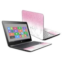 Mightyskins Skin Compatible with Hp Chromebook 11 G5 11.6" - Marble Glitz | Protective, Durable, and Unique Vinyl Decal Wrap Cover | Easy to Apply, Remove, and Change Styles | Made in The USA