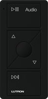 Lutron Caseta Wireless Pico Remote for Audio, Works with Sonos, PJ2-3BRL-GBL-A02, Black