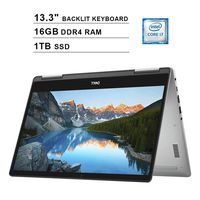 2019 Newest Dell Inspiron 13 7373 2-in-1 13.3 Inch Touchscreen FHD 1080p Laptop (Intel 4-Core i7-8550U up to 4.0 GHz, 16GB DDR4 RAM, 1TB SSD, Intel HD 620, Backlit KB, Windows 10) (Renewed)