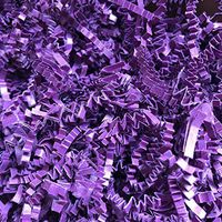 Black Cat Avenue 1 LB Plum Purple Crinkle Cut Paper Shred Filler for Gift Wrap and Basket Filler
