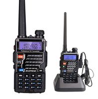 Mengshen Baofeng UV-5RE 5W Dual Band UHF/VHF 400-480/136-174 MHz Portable Ham Radio Transceiver DTMF CTCSS Two Way Radio with Free Earphone 5RE
