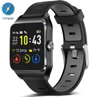 MorePro GPS Smart Watch with 17 Sports Mode Cycling Running Watches IP68 Swimming Waterproof Fitness Tracker, Heart Rate Monitor Smartwatch for Women Men Compatible with iPhone & Android
