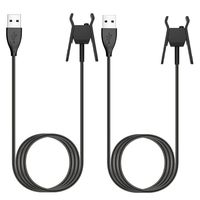 EveShine 2Pcs Fitbit Alta Charger, [Extra Length] 3.3ft /1M Replacement USB Charging Cable (No Reset Button)