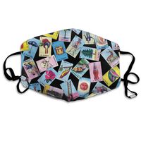 Loteria Dust Mask,Washable and Reusable Cleaning Gardening Outdoor Activities Warm Windproof Mask