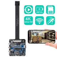 Real 4K Ultra HD DIY Wireless Camera Mini DVR Motion Detection Nanny Cam Security System Remote Control Action Camera up to 256GB Upgraded Version