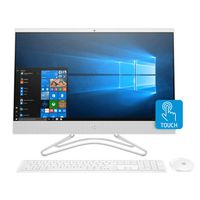 HP All-in-One 24-f0018cy Desktop PC, AMD Dual-Core A9-9425, 4GB RAM, 1 TB HDD 3LC11AAR#ABA (Renewed)