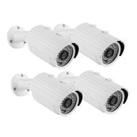 Security Camera CANAVIS AHD CCTV Camera 720P 36PCS IR-LEDs 3.6mm Lens with IR Cut Home Security Day/Night Waterproof CCTV Camera- 100ft IR Distance,Indoor/Outdoor (3.6mm 4pack)
