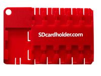 Micro Sd Card Holder-RED
