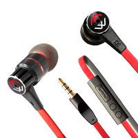 InTalk DRiV Hi-Fi Noise Isolating In-Ear Headphones- Retail Packaging - Red