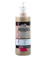 Tulip 17372 Dimensional Fabric Paint 4oz Metallic Gold