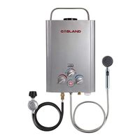 Tankless Water Heater, GASLAND Outdoors BE158S 1.58GPM 6L Portable Gas Water Heater, Energy-efficient Propane Water Heater for RV Camping Cabin Barn Boat, Overheating Protection, Easy Installation