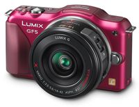 Panasonic Lumix DMC-GF5XR Live MOS Micro 4/3 Compact Sytem Camera with 3-Inch Touch Screen and 14-42 Power Zoom Lens (Red)
