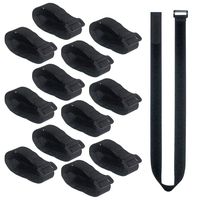 Uonika 36 inch Cable Straps,12 pcs Reusable Fastening Hook and Loop Utility Cable Ties Down Wraps Adjustable Cinch Straps