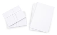 Darice 1103-69 Blank Cards and Envelopes - White - 4.25" x 5.5" - 50 pcs - Value Pack